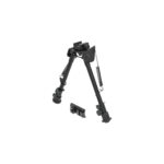 UTG Tactical OP Bipod, Rubber Feet, Center Height 8.3"-12.7"