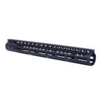 Guntec 15'' .308 Ultra Lightweight Thin M-LOK Handguard w/ Monolithic Top Rail -Anodized Black