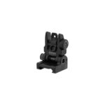 UTG ACCU-SYNC Spring-loaded AR15 Flip-up Rear Sight, Black
