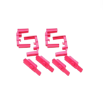 Hexmag AR15 HexID 4 pack w/ Magazine Follower and Base Plate -Pink