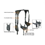 UTG Law Enforcement Horizontal Shoulder Holster, Black
