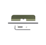 Guntec AR15 Ejection Port Dust Cover Assembly (Gen 3) - Anodized Olive Drab Green ** LAST ONE