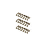 ERGO 7 Slot rail cover 3PK - blemish color dark earth