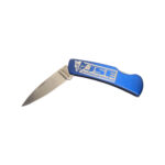 Maxam Engraved Lockback Blue Knife - JSE Logo