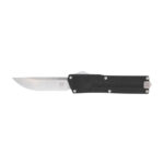 CobraTec Paragon OTF Plain Satin VG-10 SS Blade Auto Knife - Black