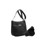 Jesse James Ava Concealed Lock and Key Crossbody - Black