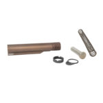Geissele AR15 Premium MIL-SPEC Buffer Tube Assembly w/ Super 42, H1 Buffer - Desert Dirt