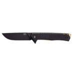 Tekto F1 Alpha Tactical G10 Folding Knife - Black w/ Bronze Accents