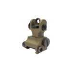 Del-ton A2 Style Folding (MISSING SPRING) Standard Dual Aperture Sight - FDE
