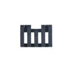 Ergo 5 Slot Lo Pro Wire Loom Rail Cover- Black (1PK)