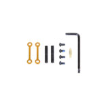 Guntec AR15 Complete Anti-Rotation Trigger/Hammer Pin Set -  Anodized Orange