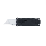 CobraTec OTF Utility Knife w/ Side Button -Black