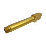 Glock G19 GEN 1-5 Threaded Match Barrel - Gold (TiN) Finish
