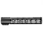 JE Machine 12'' AR15 Ultra Lightweight M-LOK Slim Free Float Handguard - Black