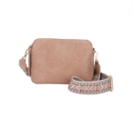 Jessie James Rebecca Triple Compartment Lock and Key Concealed Carry Crossbody- Taupe