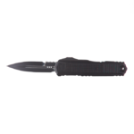Microtech Glock 19K 80-1T, OTF Automatic Knife, Bayonet Grind, Black