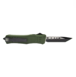 Small  2.75" OTF Auto Knife, Tanto Blade - Green