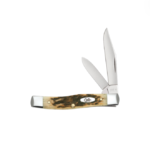 Case Peach Seed Jig Amber Bone Texas Jack Knife
