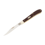 Case Jigged Brown Synthetic Standard Jig Slimline Trapper Knife -00135