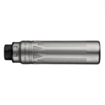 Dead Air Nomad Ti XC 30CAL 5/8x24 Suppressor w/ Xeno Omni Brake- Silver (Raw Titanium)