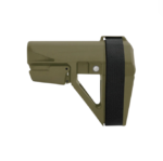 SB Tactical SBA5 AR 5 Position Pistol Stabilizing Brace w/out Tube - Ranger Green
