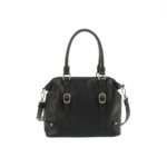 Jessie & James Elena Concealed Carry Lock and Key Satchel Handbag- Black